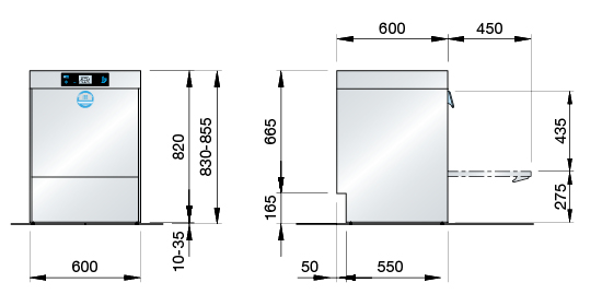  Meiko 2000143 Maßzeichnung