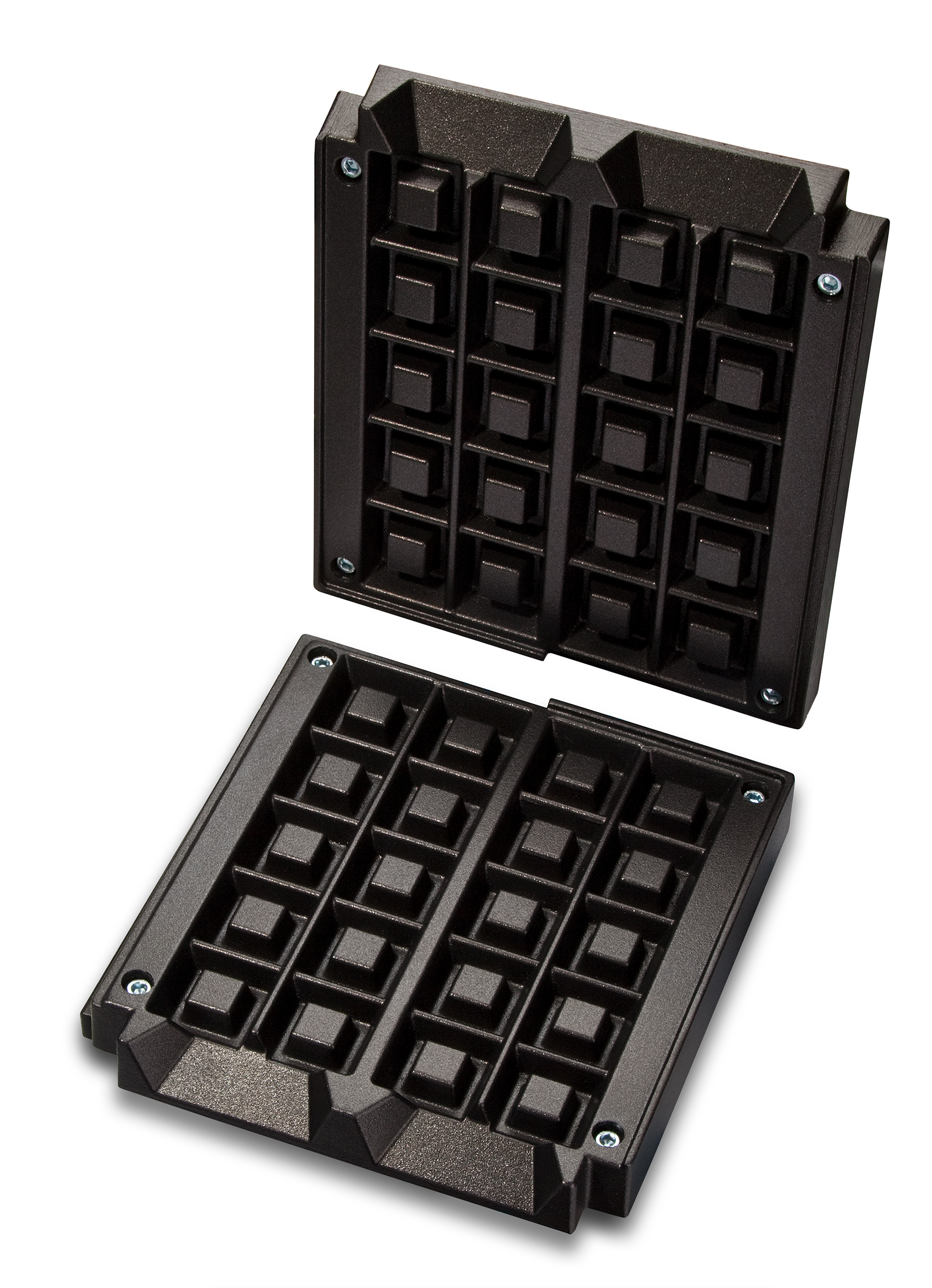 Neumaerker 31-40462 Waffo-Biss Backplattensatz für Helios Vertikal-Backsystem CNC-gefräst Ansicht 5