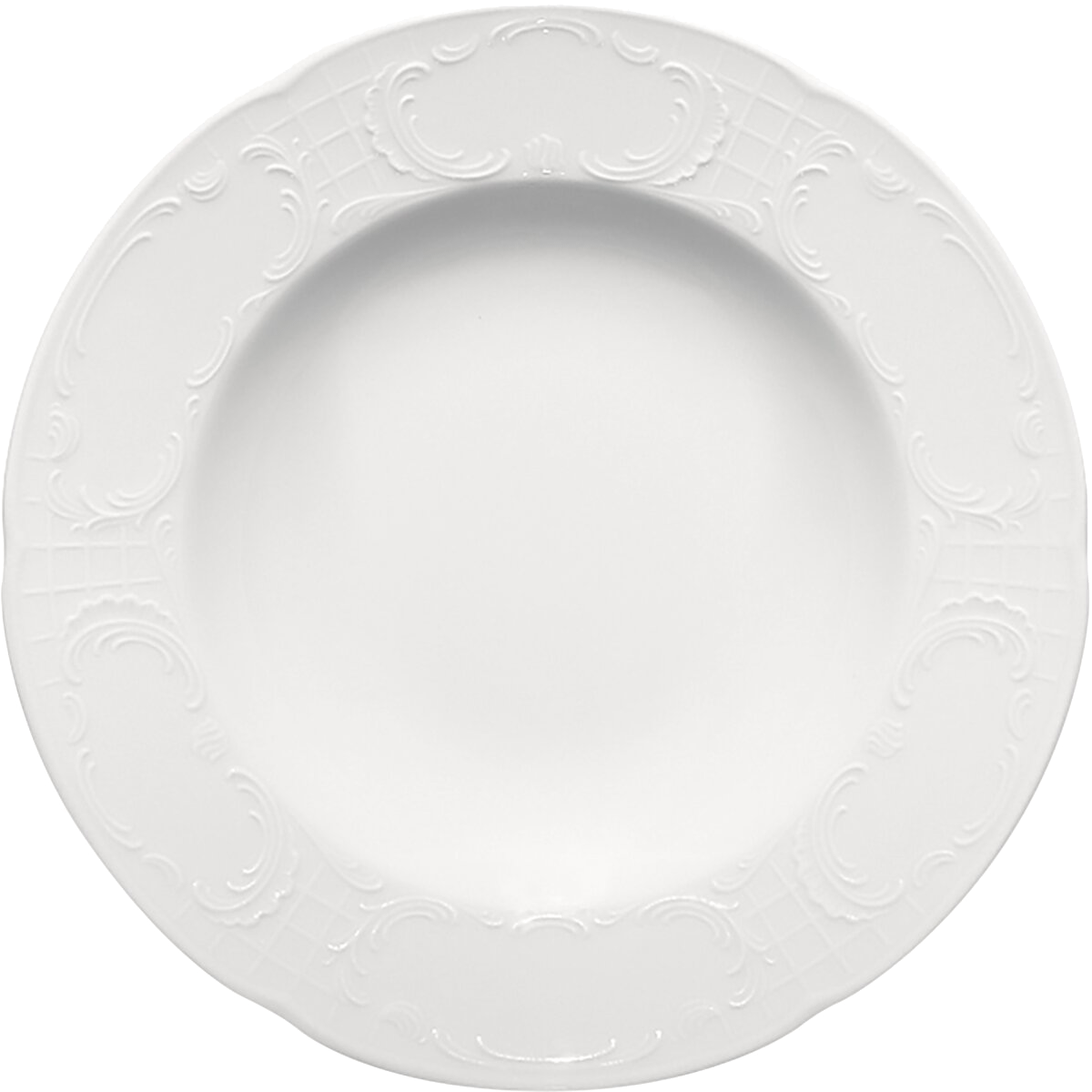 Bauscher 6570123 Teller tief steile Fahne, Porzellan, Töpferei, Teller, Mahlzeit