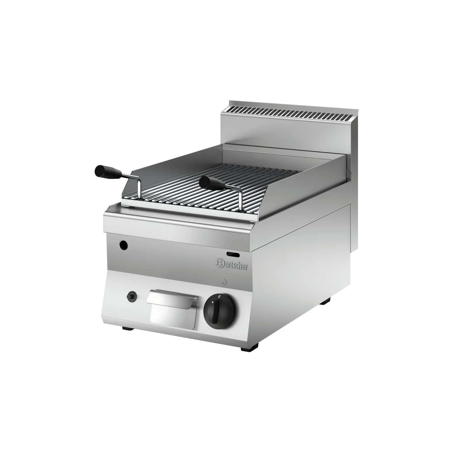 Bartscher 1151583 Lavasteingrill Gas 650 B400, grill, gasgrill, stahl, grillfläche, zubehör