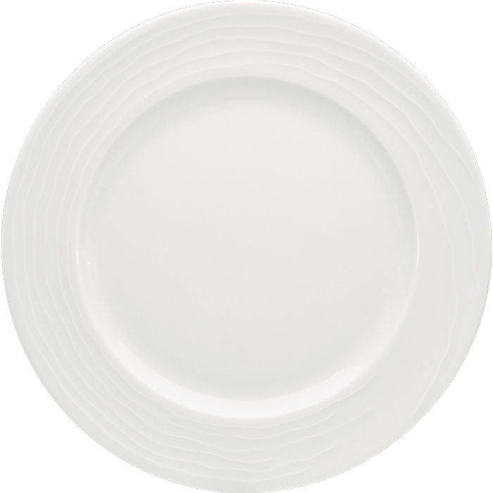 Bauscher 6701866 Strukturteller flach breite Fahne, Porzellan, Töpferei, Teller, Mahlzeit, Untertasse