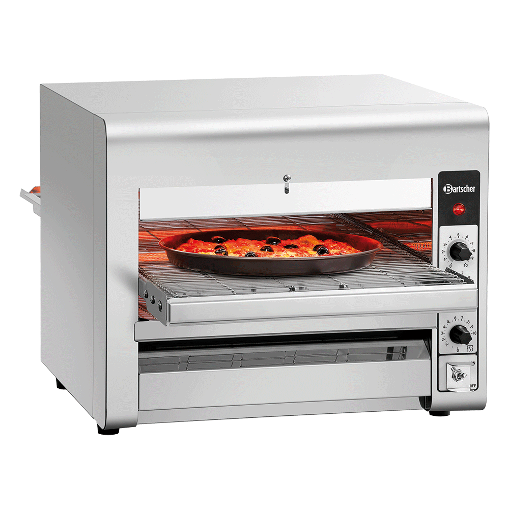 Bartscher 2002203 Durchlaufpizzaofen 3600TB10 Ansicht 2