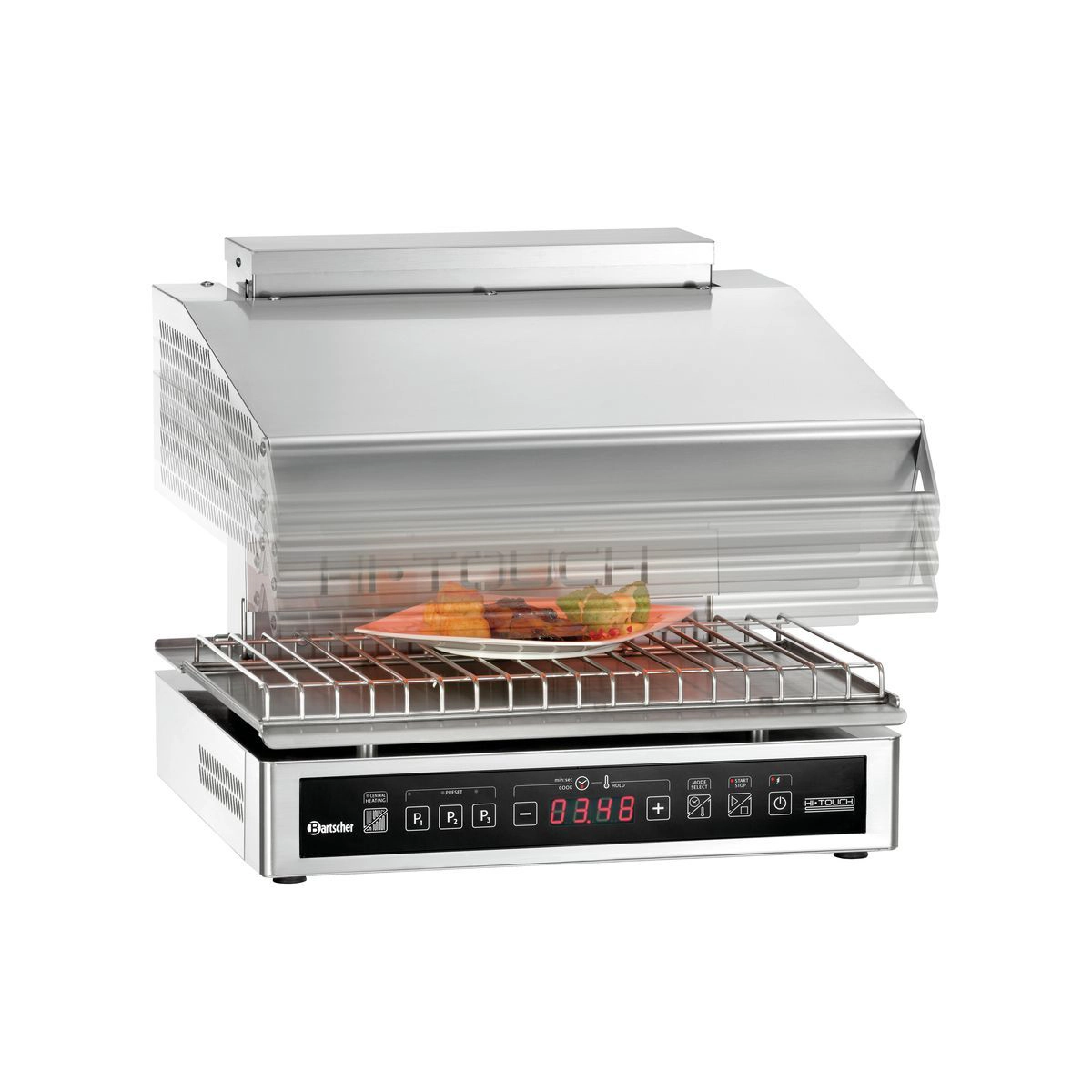 Bartscher 101547 Lift Salamander Ansicht der verstellbaren Liftfunktion