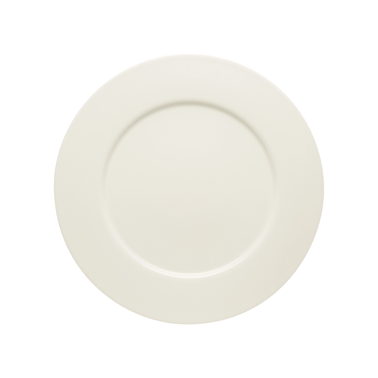 Bauscher Purity Teller flach rund Fahne 669003262 Draufsicht