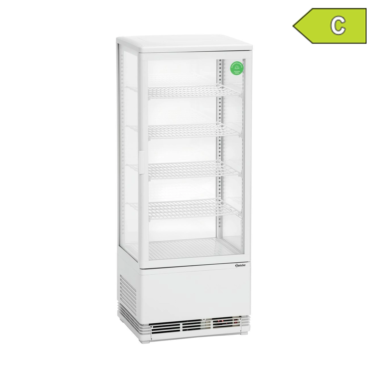 Bartscher 700298G Mini Kuehlvitrine Label  