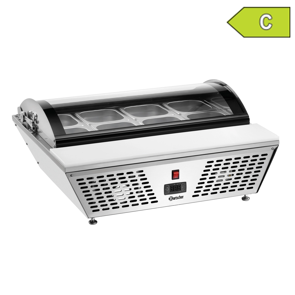 Bartscher 700251 Kuehlauslagevitrine Label  