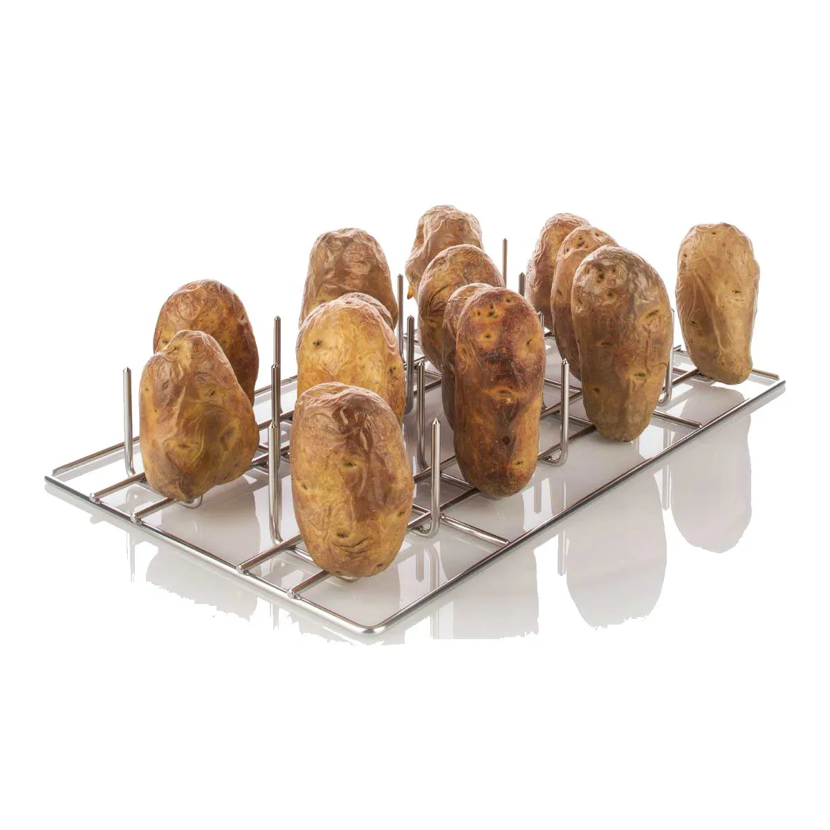 Rational 6035.1019 Potato Baker Befuellt, Kartoffeln, Backkartoffeln, Ofenkartoffeln, Rostkartoffeln, Backblech-Topf