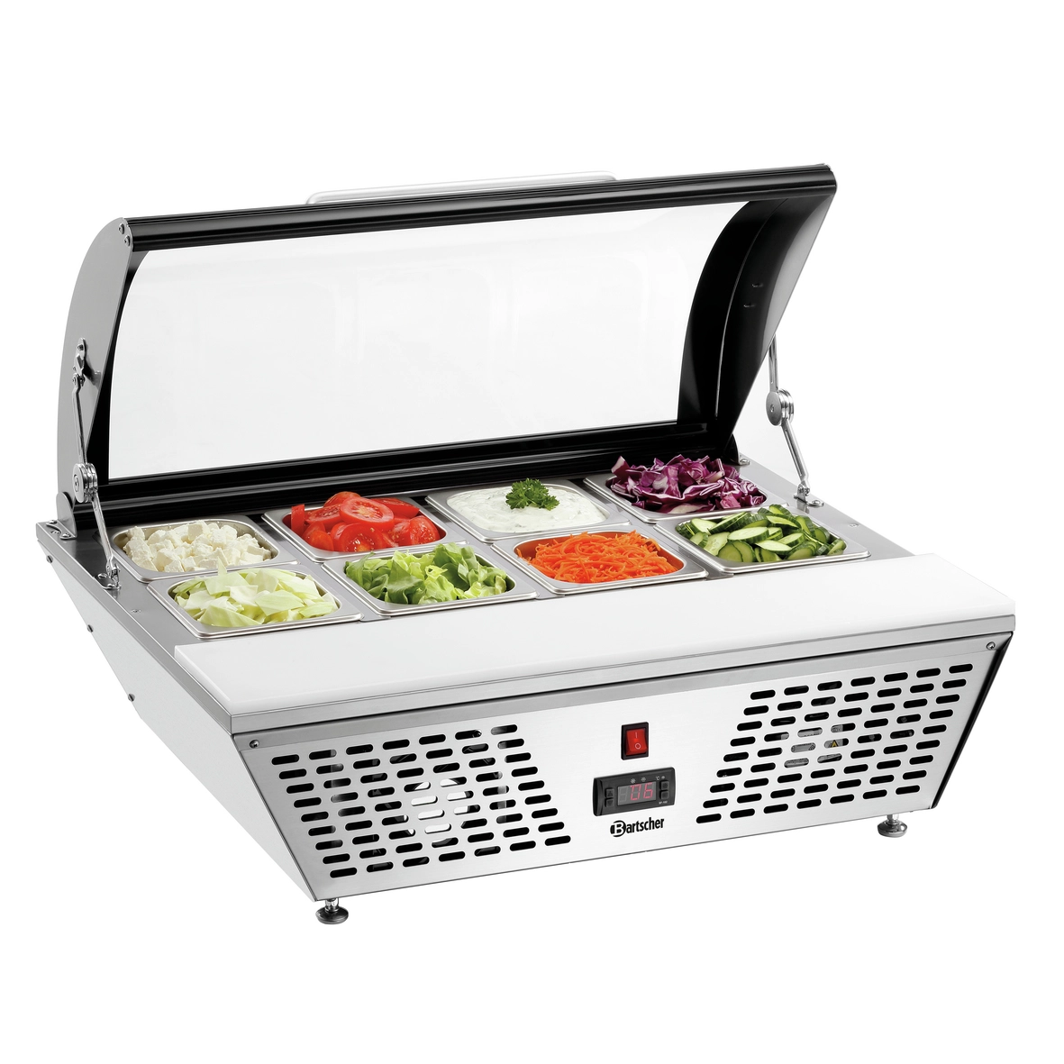 Bartscher 700251 Kuehlauslagevitrine Ansicht 3  