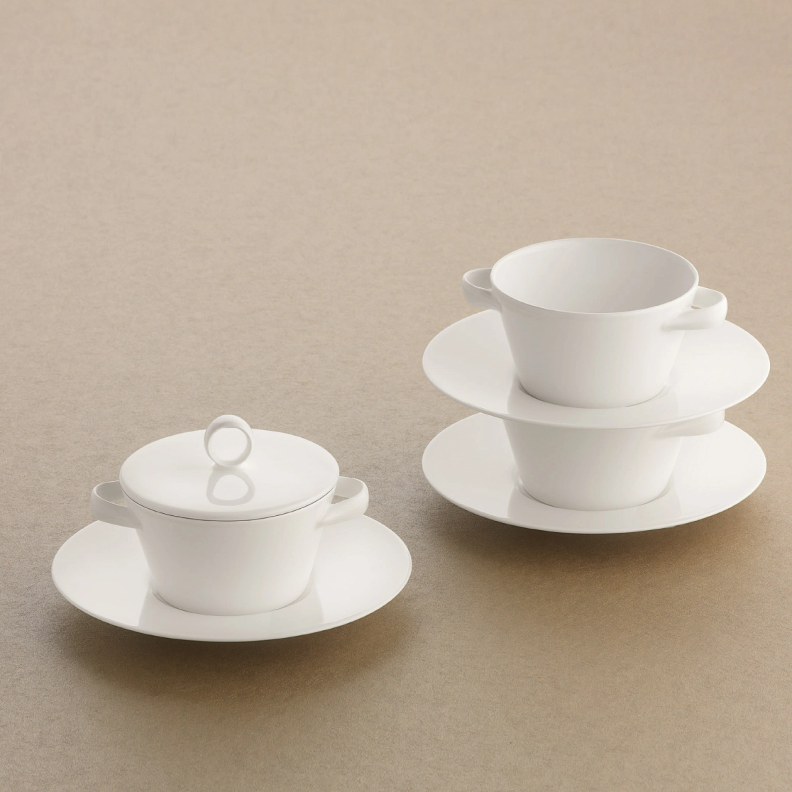 Bauscher  Purity  Präsentation von Geschirrteilen