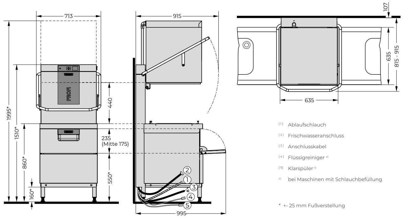 Hobart Maßzeichnung TLW