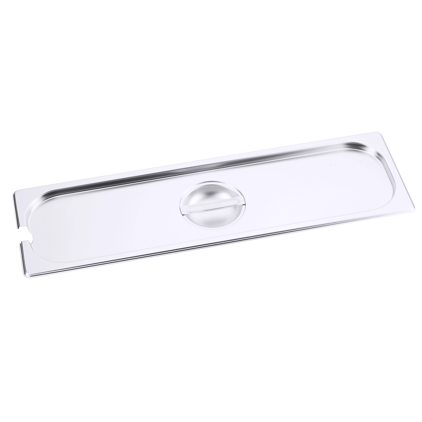 Contacto Edelstahl Deckel für Gastronormbehälter mit Loeffelausschnitt GN-2/4 7624162