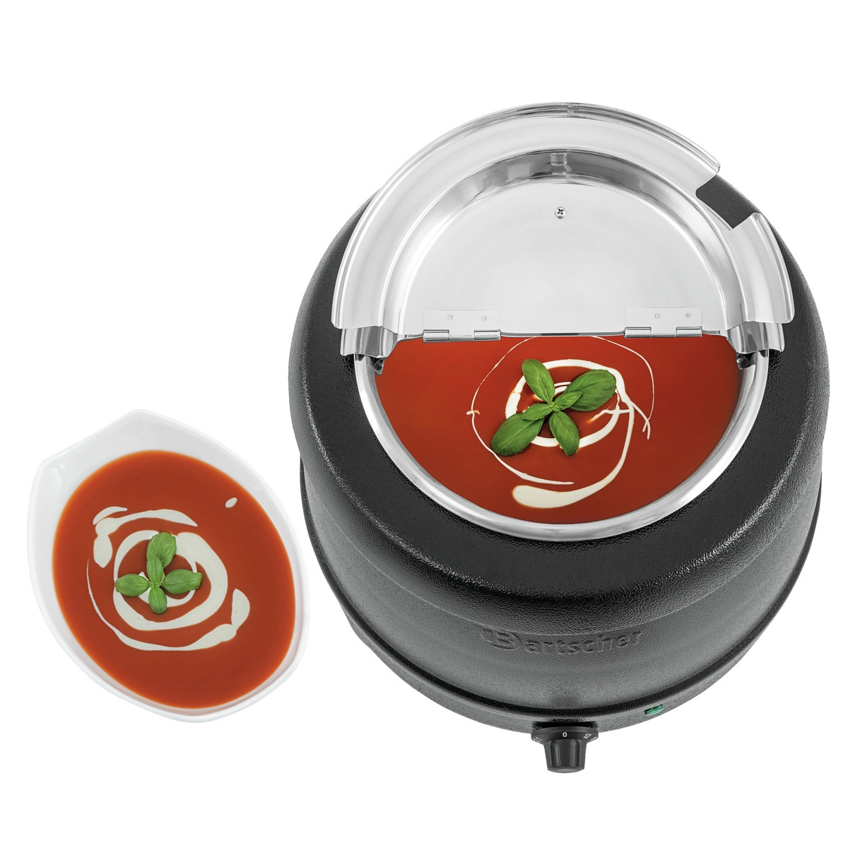 Bartscher 100061 Suppentopf Blick von oben in den Topf