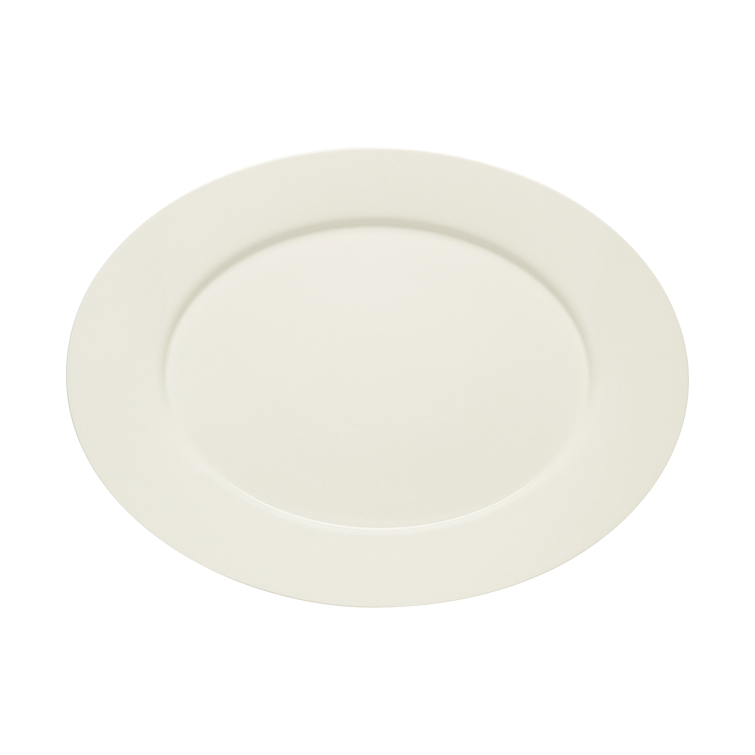Bauscher Purity Platte oval Fahne 669203362 Draufsicht