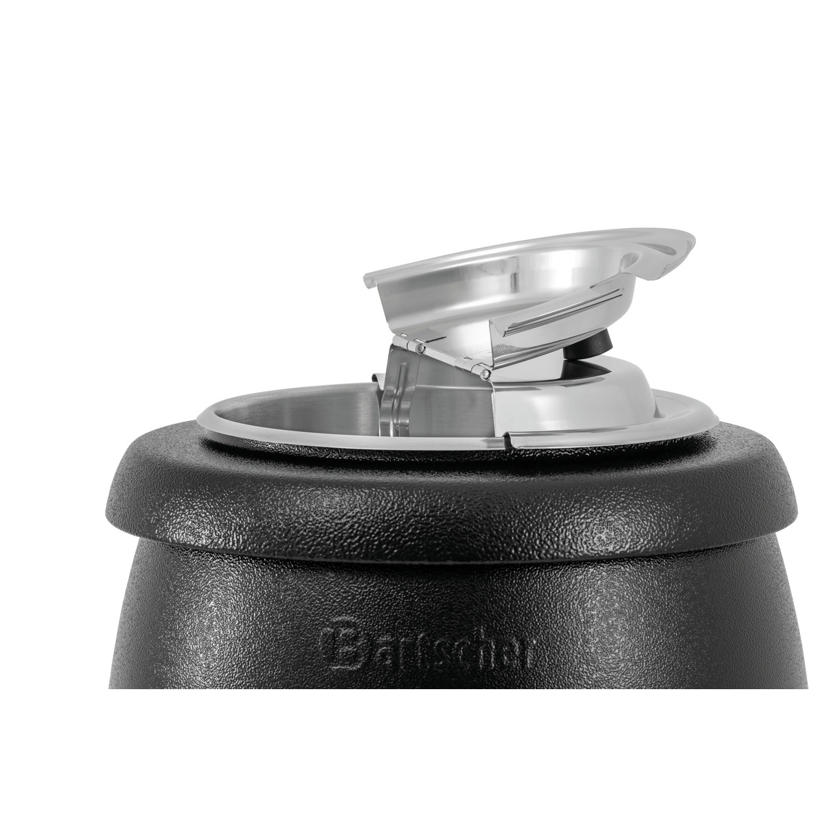 Bartscher 100061 Suppentopf Deckel halb geöffnet
