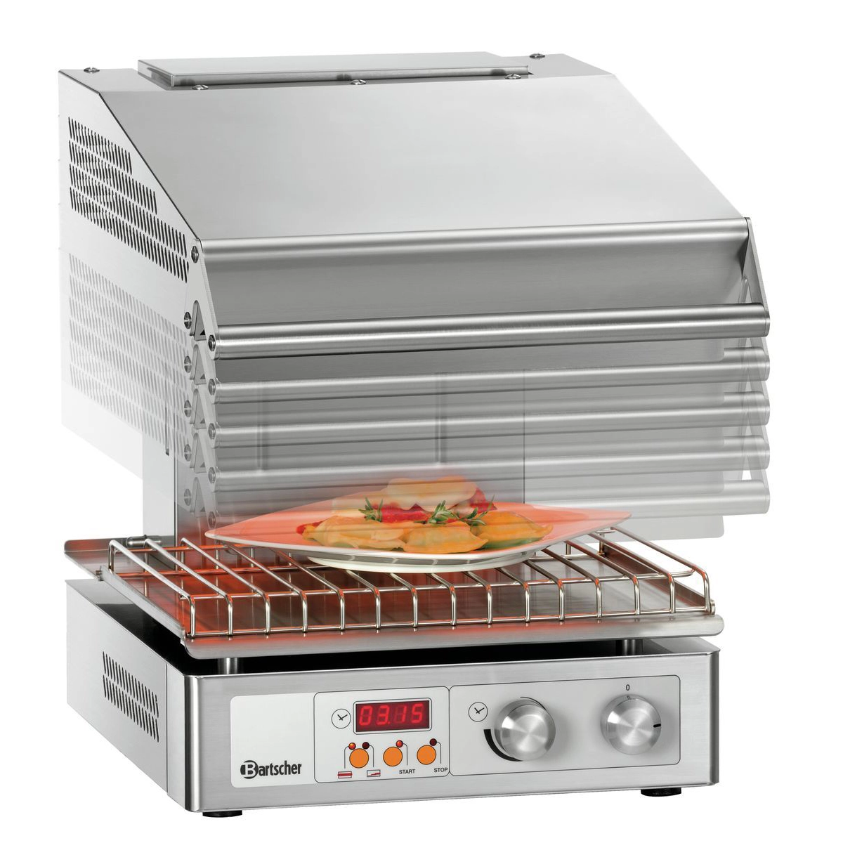 Bartscher 101552 Salamander Ansicht der Liftfunktion