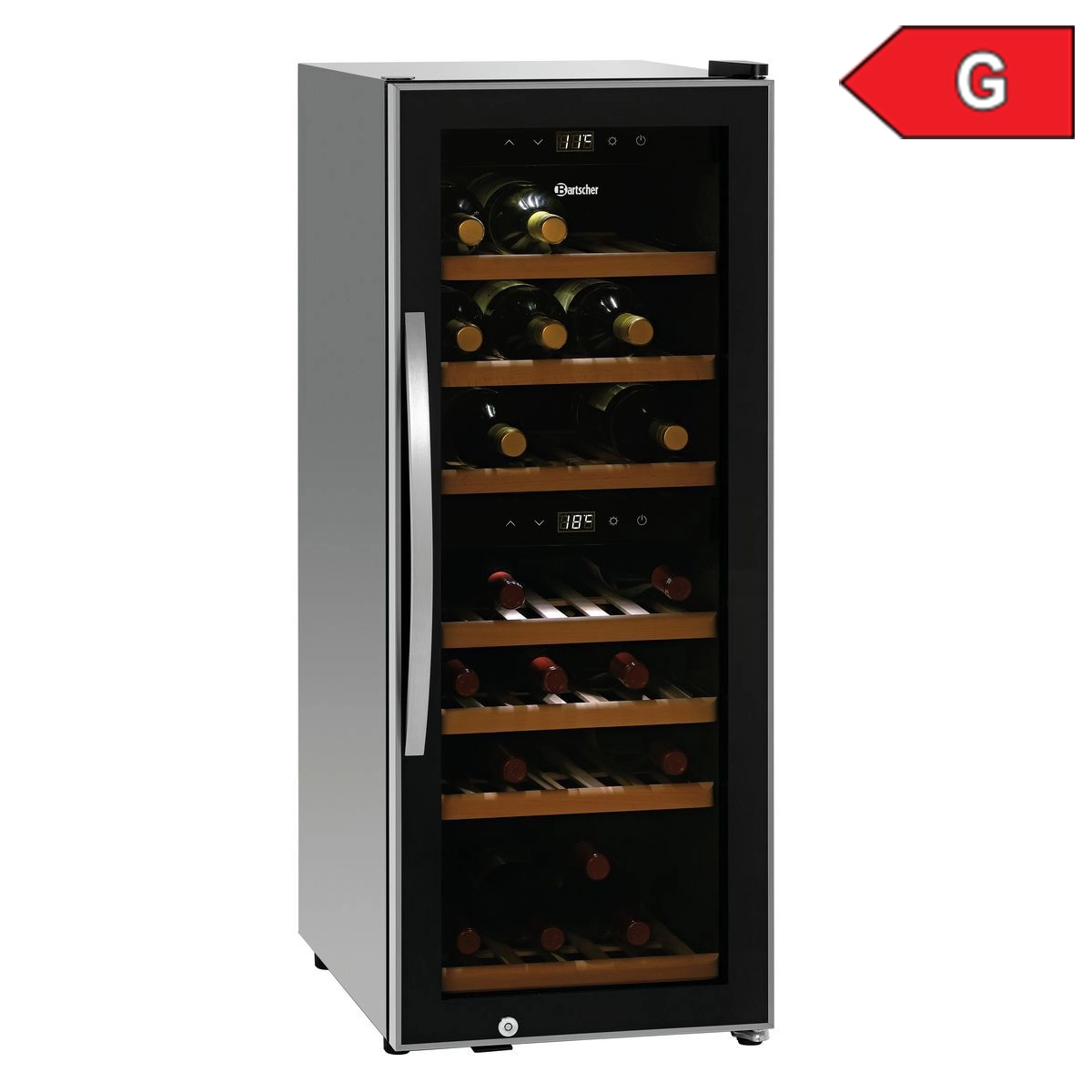 Bartscher 700130 Weinkuehlschrank Label  