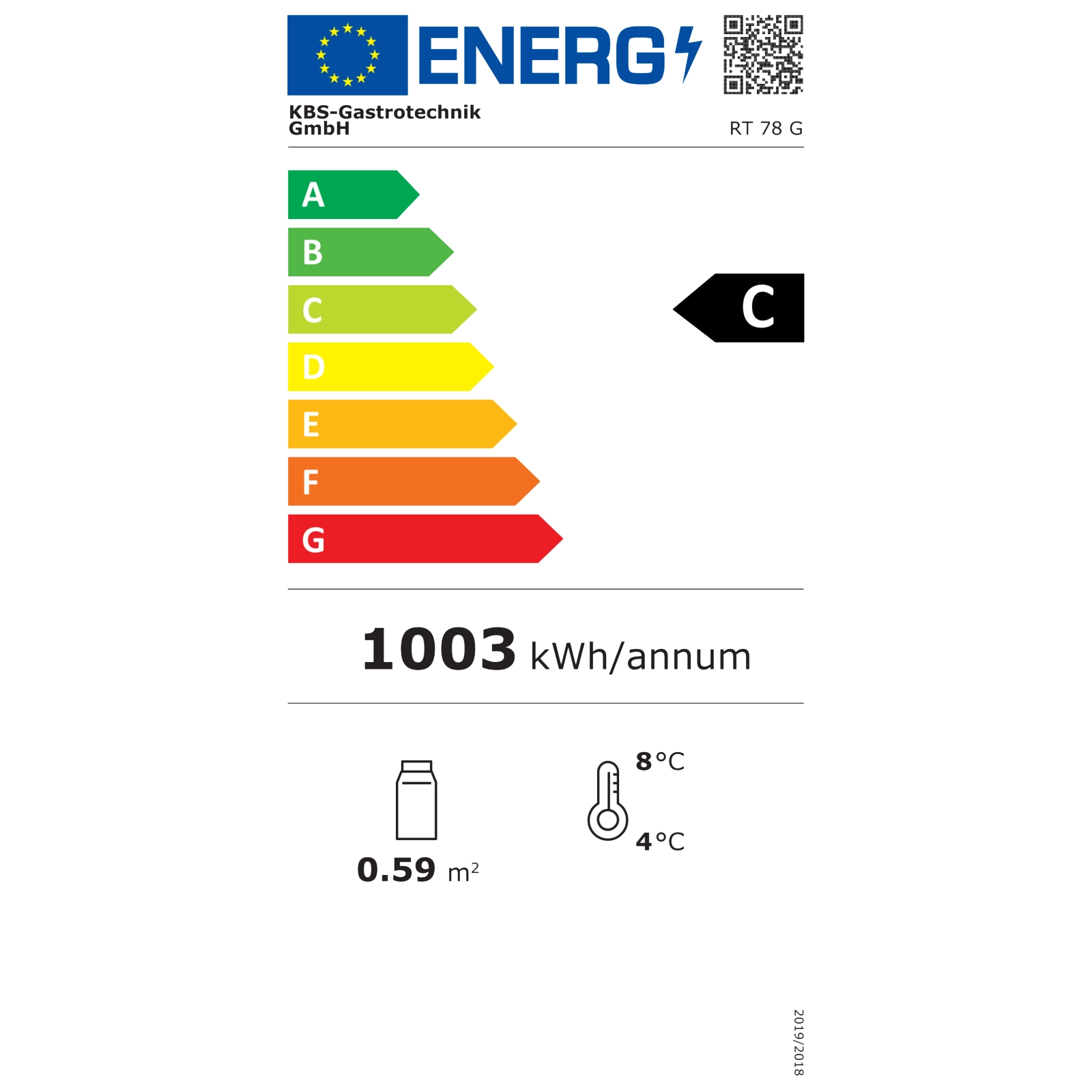  KBS 9160782 Energielabel  