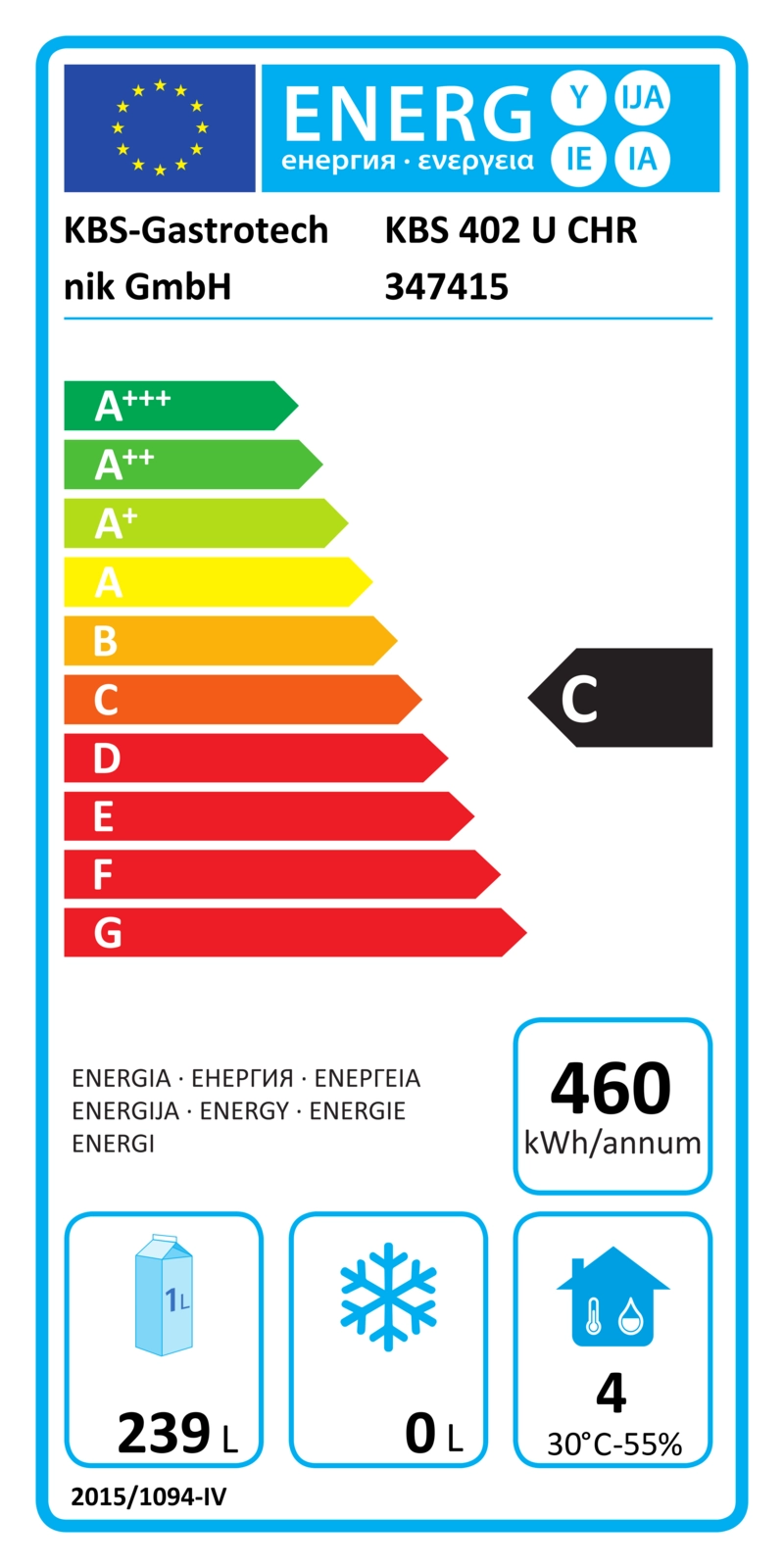  KBS 347415 energielabel  