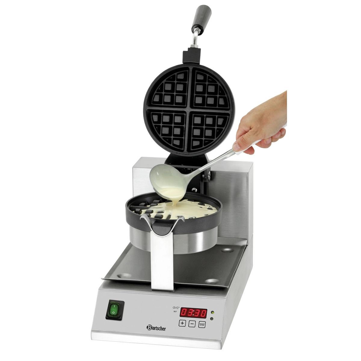 Bartscher 370164 Waffeleisen Ansicht 2  